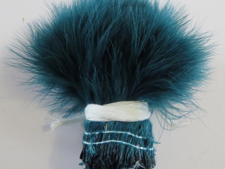 Aqua Marabou Feathers Strung Bulk