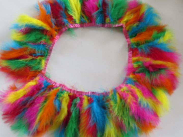 Rainbow Marabou Banded