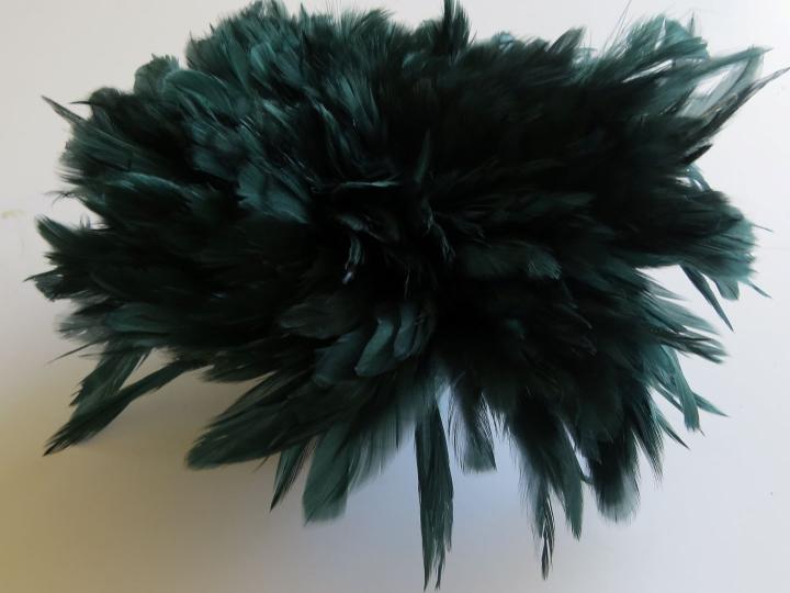 Emerald Green Schlappen Strung Feathers Bulk