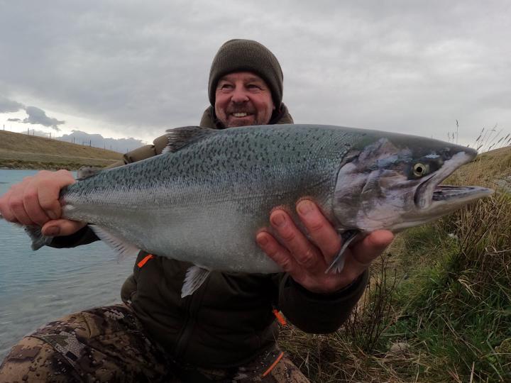 This was the only large salmon we caught