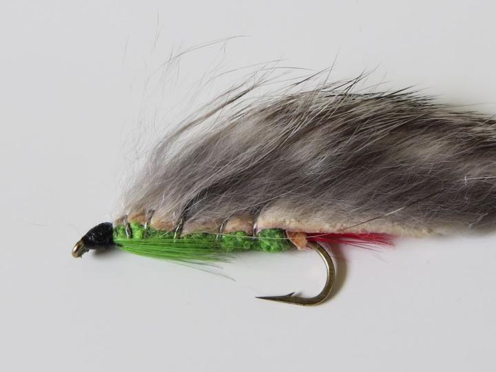 Green Rabbit Streamer Fly