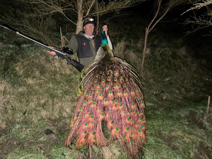 Shane with some loot. One of 30 big boys taken.
