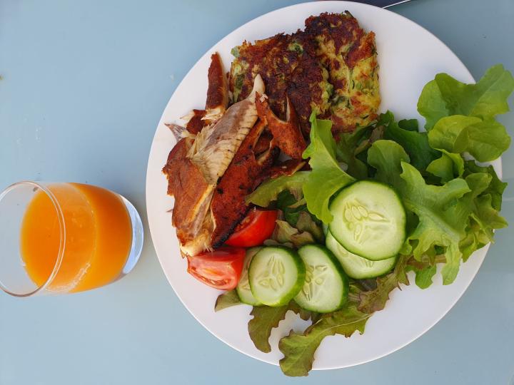 Smoked trout for tea!