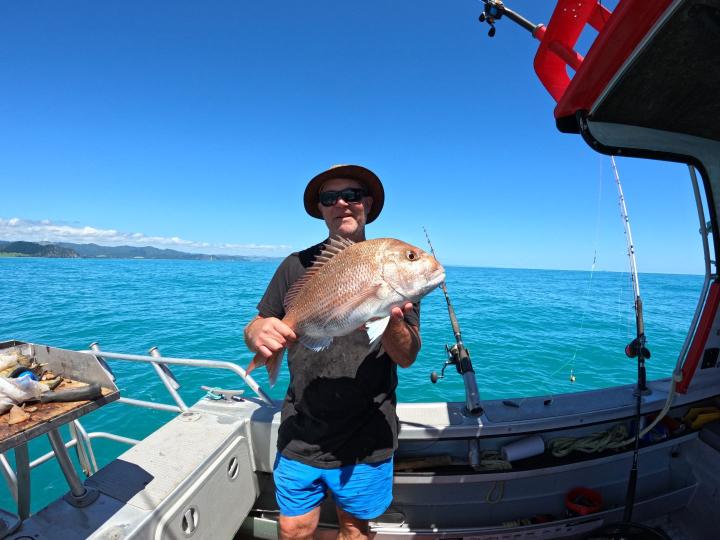 Me with a snapper stray lining