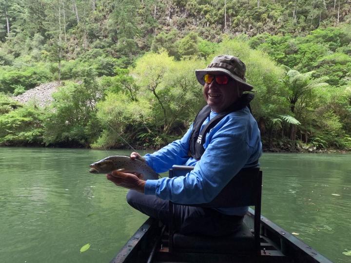 Sight fishing with a jig