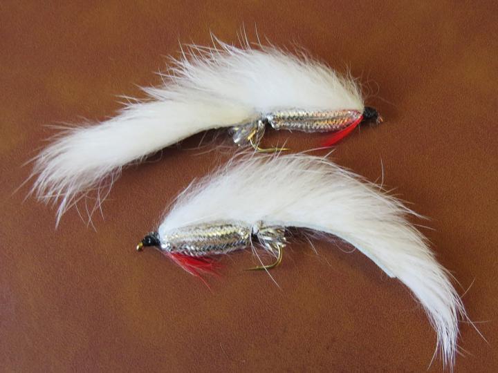 White Death Zonker Streamer Fly
