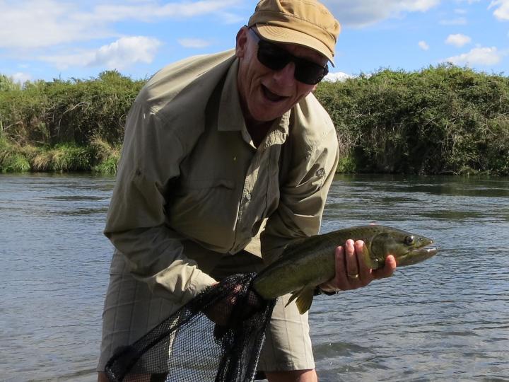 First Trout on a Dry Fly