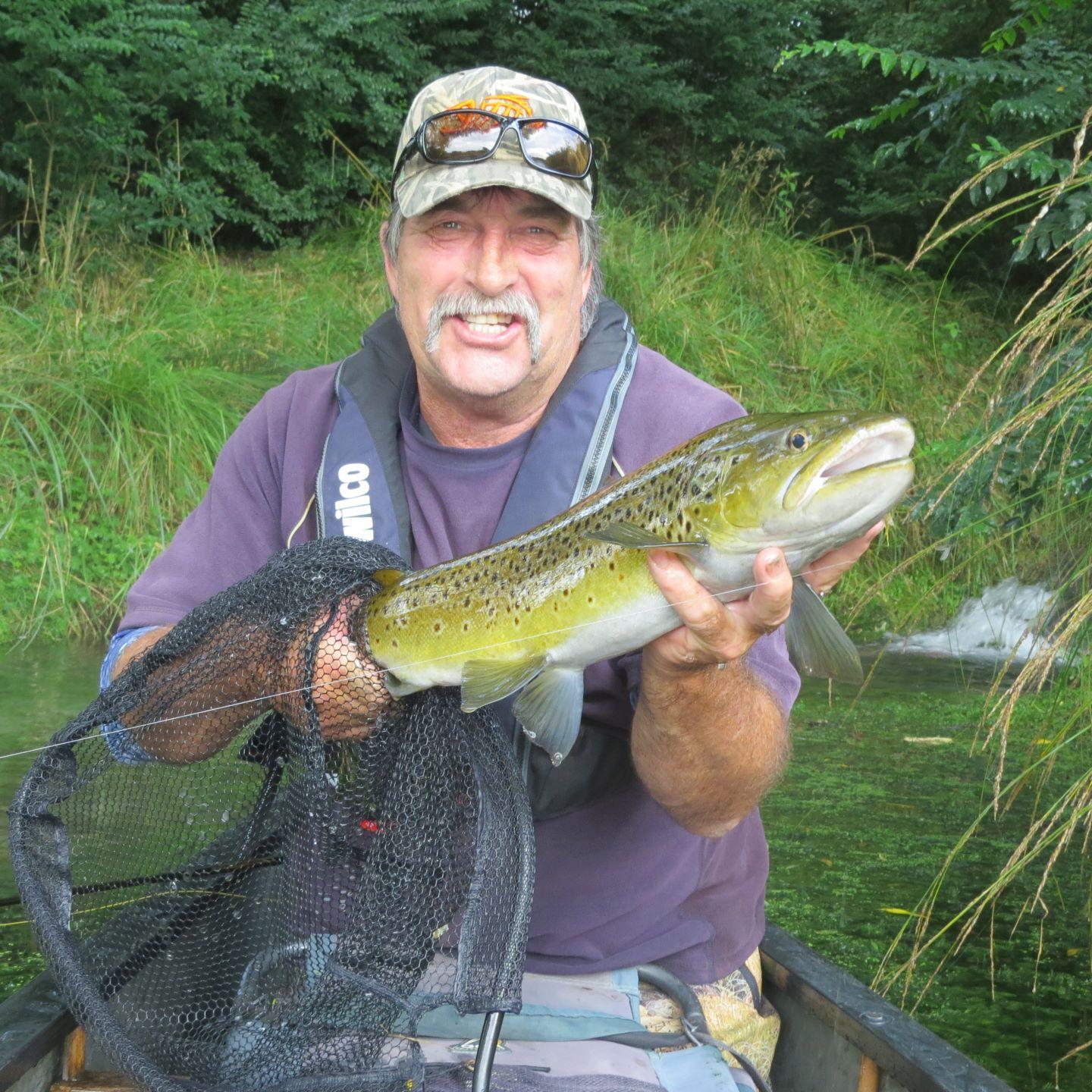 Guided Trout Fishing by Canoe in the Eastern Bay of Plenty Feathergirl