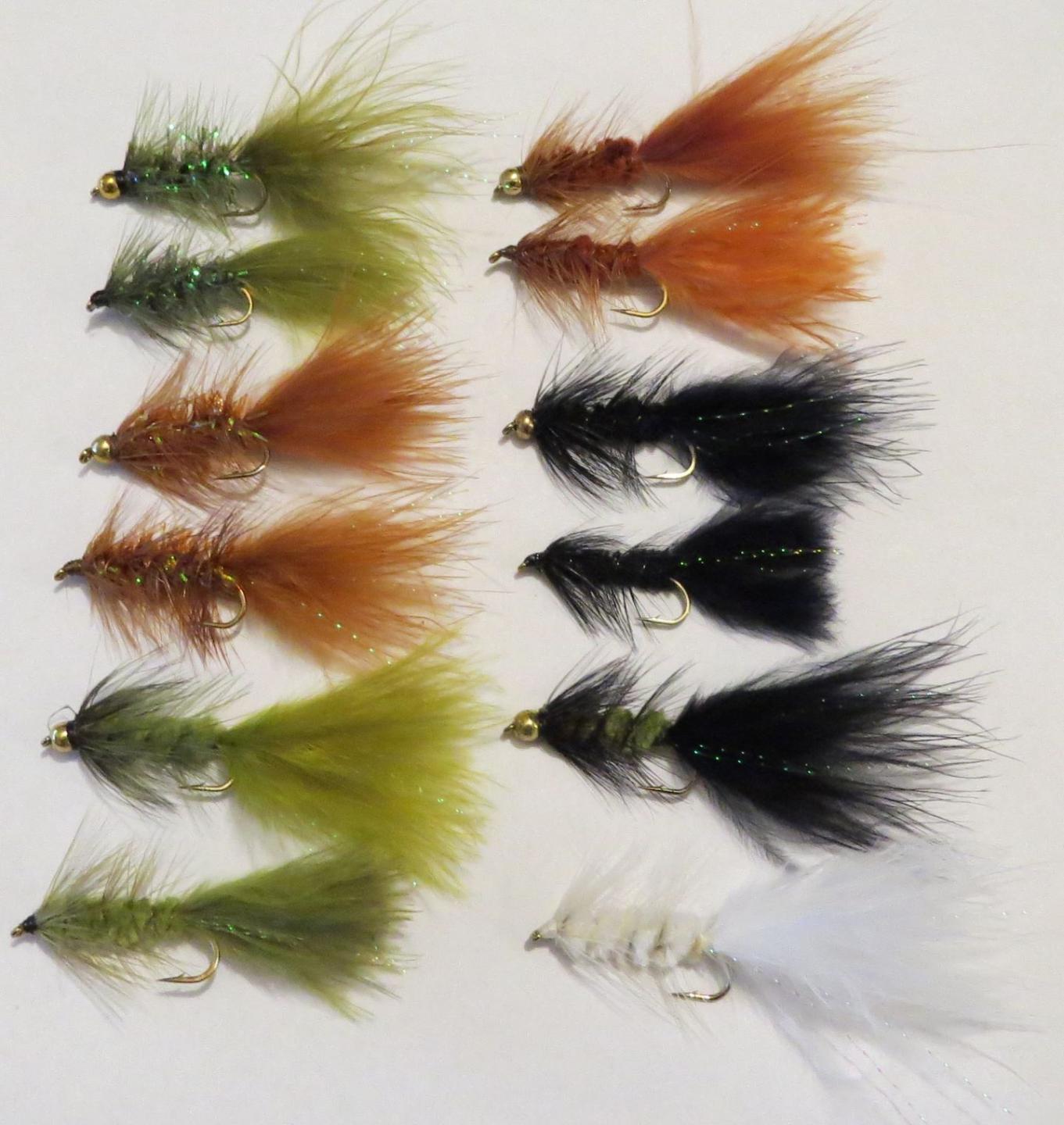 Woolly Bugger Trout Fly Pack Feathergirl
