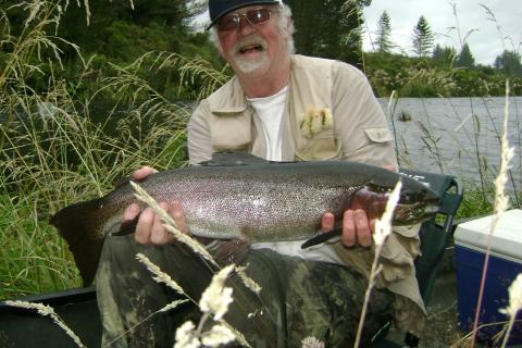 Guided Trout Fishing by Canoe in the Eastern Bay of Plenty