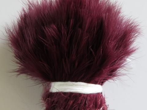 Boysenberry Marabou Strung Feathers Bulk