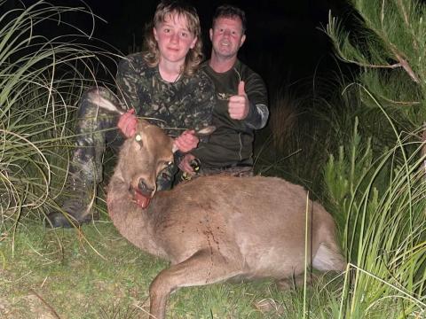 Jack's first red deer