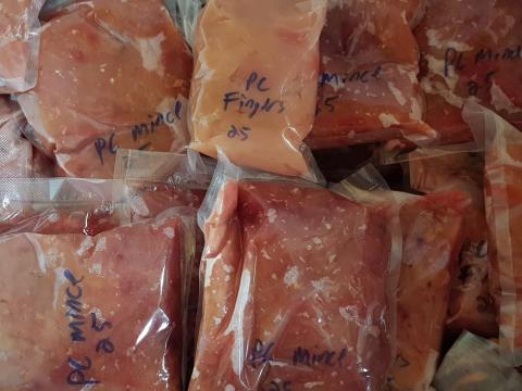 Meat for the freezer