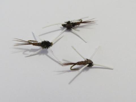 Pheasant tail nymph with rubber legs