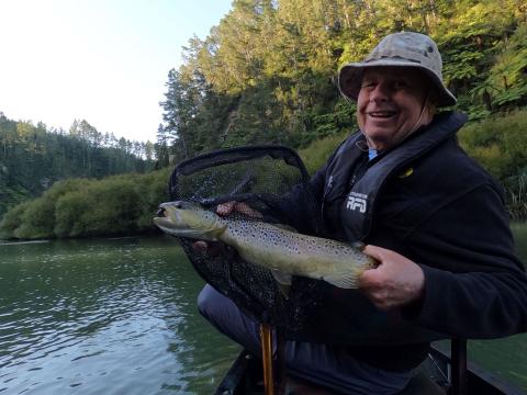 First brown of the day