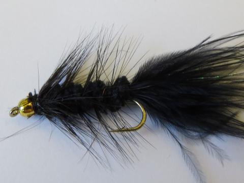 Bead Head Black Woolly Bugger