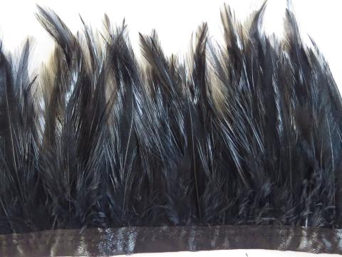 Black-Ginger-Hackle-Banded-Feathers