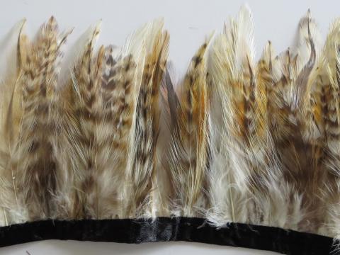 Ginger-Hackle-Banded-Feathers