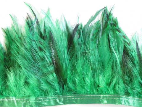 Green-Ginger-Hackle-Banded-Feathers