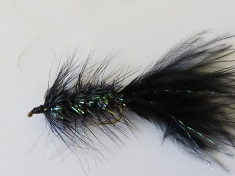 Krystal Black Woolly Bugger