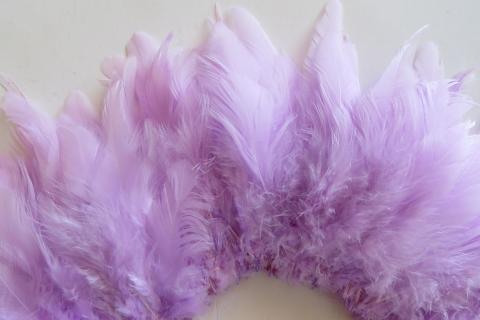 Lilac schlappen strung closeup